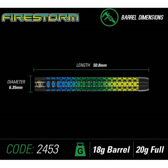 Strelice Za Pikado Firestorm 90% Tungsten