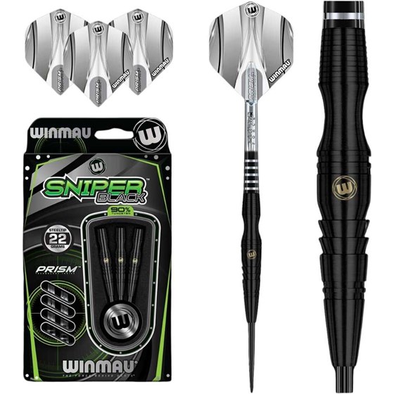 Strelice Za Pikado Sniper Black 90% Tungsten