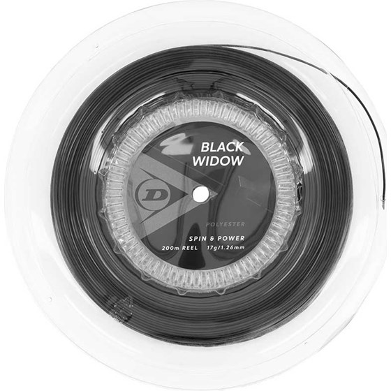 Žica Za Tenis Dunlop Black Widow 1.31mm 200m