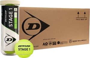 Loptice Za Tenis Dunlop Stage 1 Eco Zelena x24
