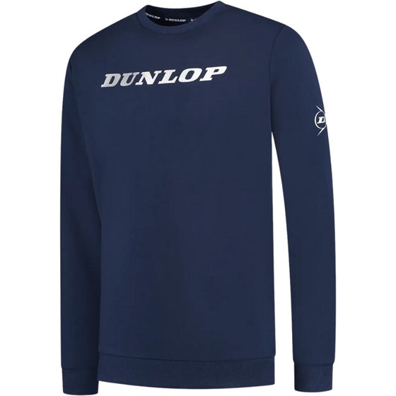 Majica dugih rukava Dunlop Essentials C-Neck Navy Plava