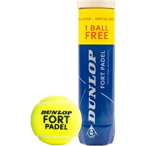Loptice Za Padel Dunlop Fort Padel 3+1