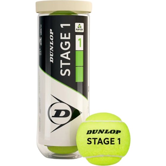 Loptice Za Tenis Dunlop Stage 1 Eco Zelena 3/1