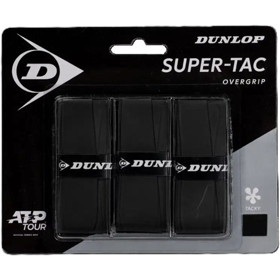 Grip Za Reket Dunlop Super-Tac Crna