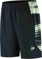 Kratke Hlače Za Tenis Dunlop Game 6In Crna/Zelena