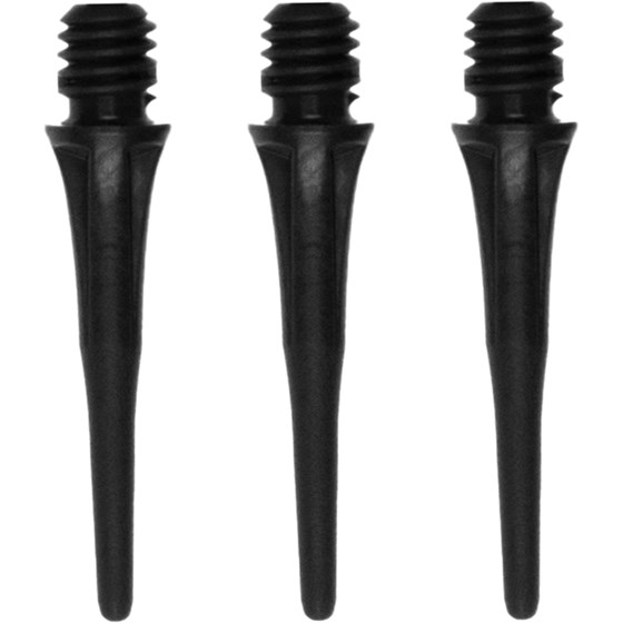 Kratke Pikado Špice Cosmo Fit Point Plus Tips 50Kom Crna