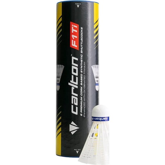 Lopte Za Badminton F1 Ti Bijela Srednja