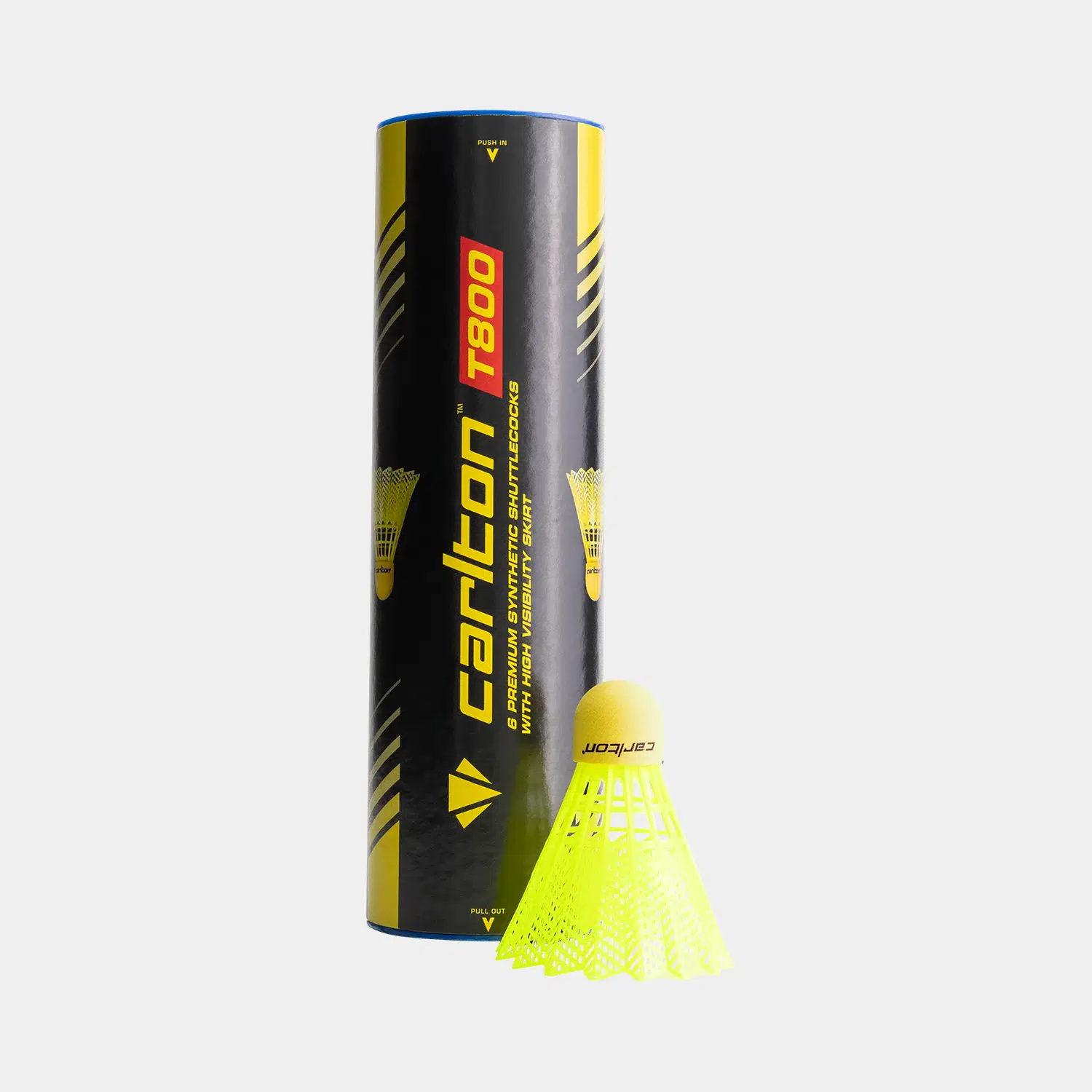 Lopte Za Badminton T800 Žuta Srednja
