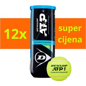 Loptice Za Tenis Dunlop ATP Championship 3/1 x12