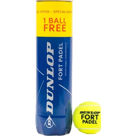 Loptice Za Padel Dunlop Fort Padel 3+1