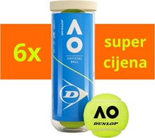 Loptice Za Tenis Dunlop Australian Open 3/1 x6