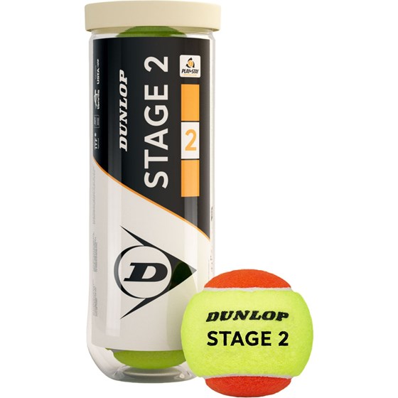 Loptice Za Tenis Dunlop Stage 2 Orange 3/1 ECO