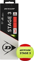 Loptice Za Tenis Dunlop Stage 3 Crvena