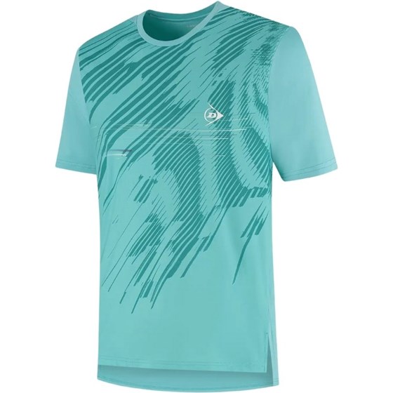 Majica Kratkih Rukava Dunlop Mens Game Tee 1 Aqua