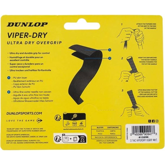 Grip Za Reket ATP Viper-Dry Grip Bijela