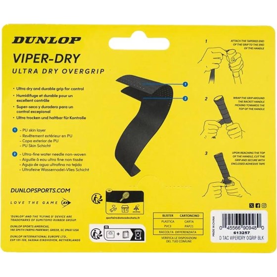 Grip Za Reket ATP Viper-Dry Grip Crna