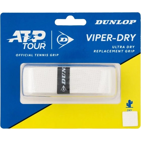Grip Za Reket ATP Viper-Dry Temeljni Grip Bijela