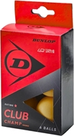 Loptice Za Stolni Tenis Dunlop Club Champ 6Kom Narančasta