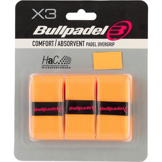 Grip Za Padel Bullpadel Comfort/Absorbent x3 Narančasta