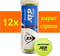 Loptice Za Tenis Dunlop ATP Tour 3/1 x12