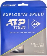 Žica Za Tenis Dunlop ATP Tour Explosive Speed 1.30mm 12m Crna