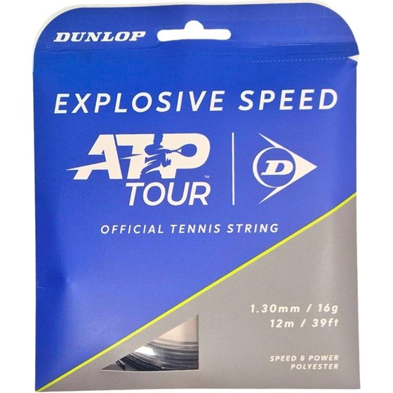 Žica Za Tenis Dunlop ATP Tour Explosive Speed 1.30mm 12m Crna
