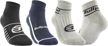 Čarape Bullpadel Crna/Siva/Plava