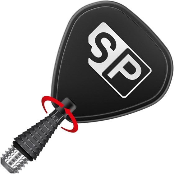 Pikado Špice Titanium Grooved Sp Crna