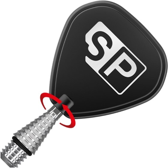 Pikado Špice Titanium Grooved Sp Srebrna