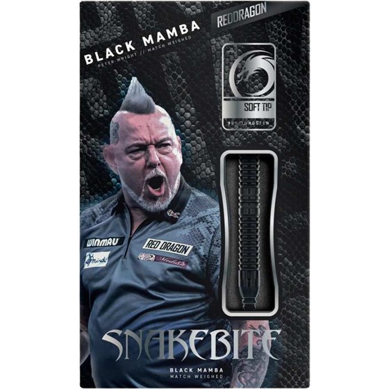 Strelice Za Pikado Peter Wright Black Mamba 90% Tungsten