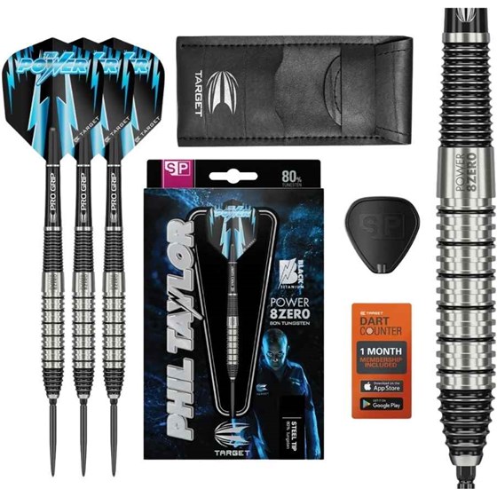 Strelice Za Pikado Phil Taylor Power 8-Zero 2 SP 80% Tungsten
