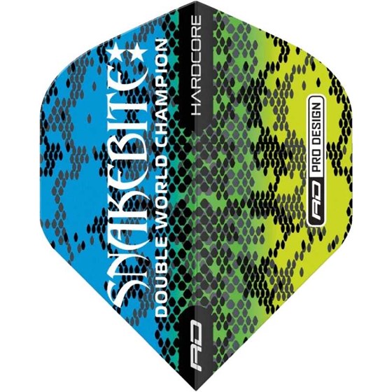 Pikado Pera Peter Wright Hardcore Multi Snake Plava Zelena No2