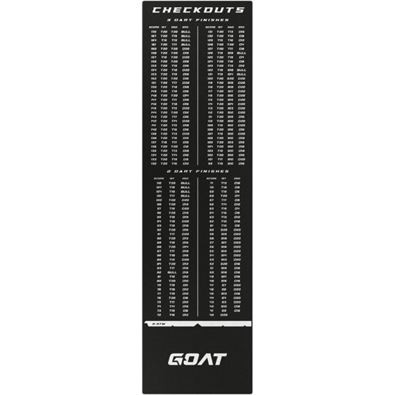Pikado Tepih GOAT Crna/Bijela 80cm