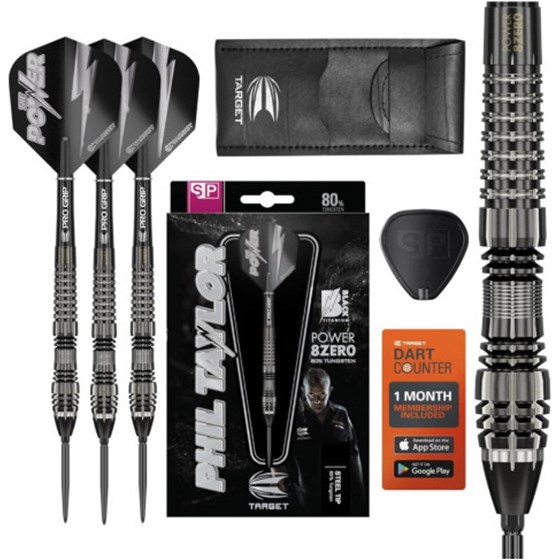 Strelice za pikado Phil Taylor Power 8-Zero 80% Tungsten