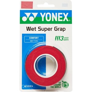 Grip Za Reket Yonex Wet Super Grap Comfort Crvena