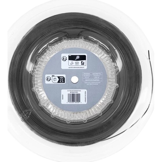 Žica Za Tenis Dunlop Black Widow ATP Tour 1.31mm 200m Crna