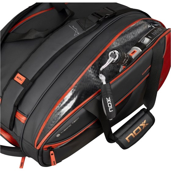 Torba Za Padel Nox Luxury Open Crna/Crvena