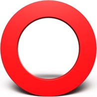 Zaštitni Okvir Za Pikado Metu Bulls Plain PU Crvena