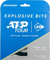 Žica Za Tenis Dunlop Explosive Bite 1.27mm 12m Crna
