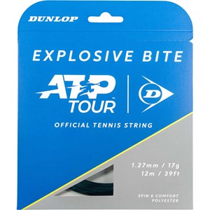 Žica Za Tenis Dunlop Explosive Bite 1.27mm 12m Crna