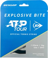 Žica Za Tenis Dunlop Explosive Bite 1.32mm 12m Crna