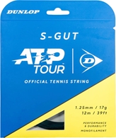 Žica Za Tenis Dunlop S-Gut 1.25mm 12m Crna