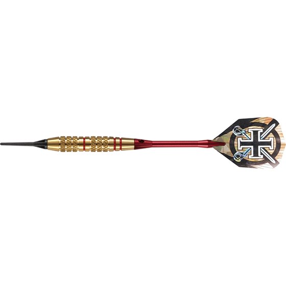 Strelice Za Pikado Corsair Brass Crvena